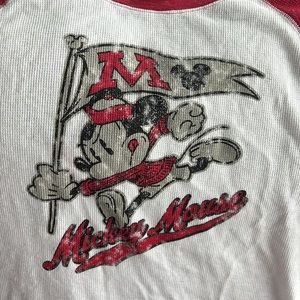 Mickey Mouse thin thermal 3/4 sleeve shirt